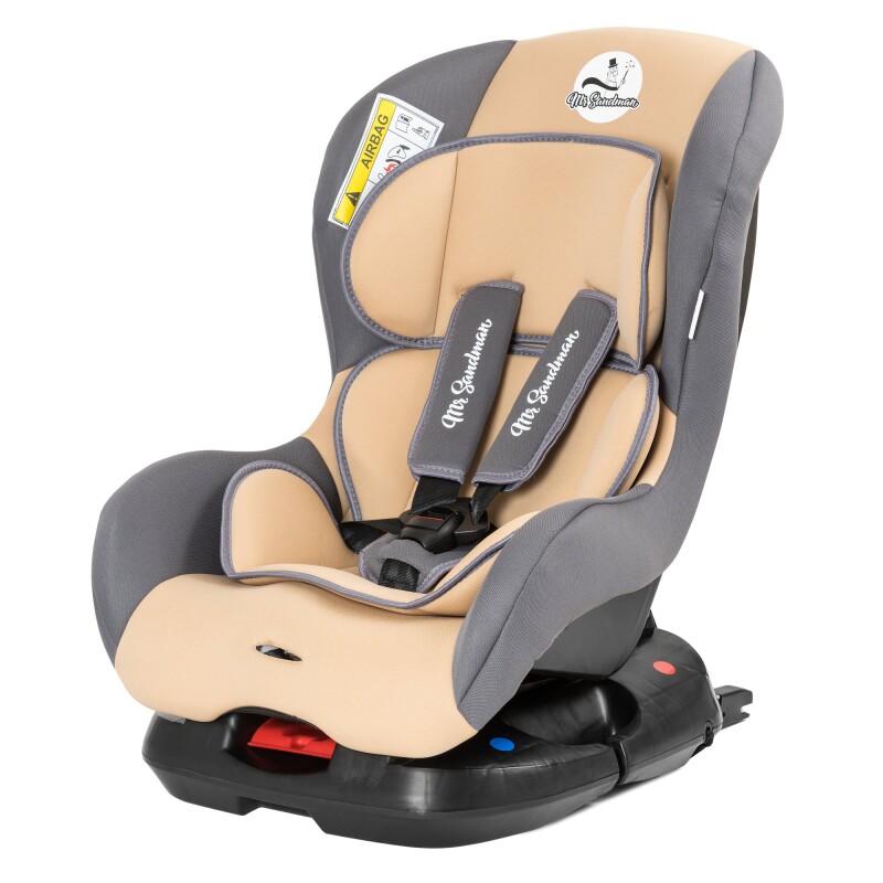 Автокресло Mr Sandman Young Isofix 0-18 кг. Серый/Бежевый
