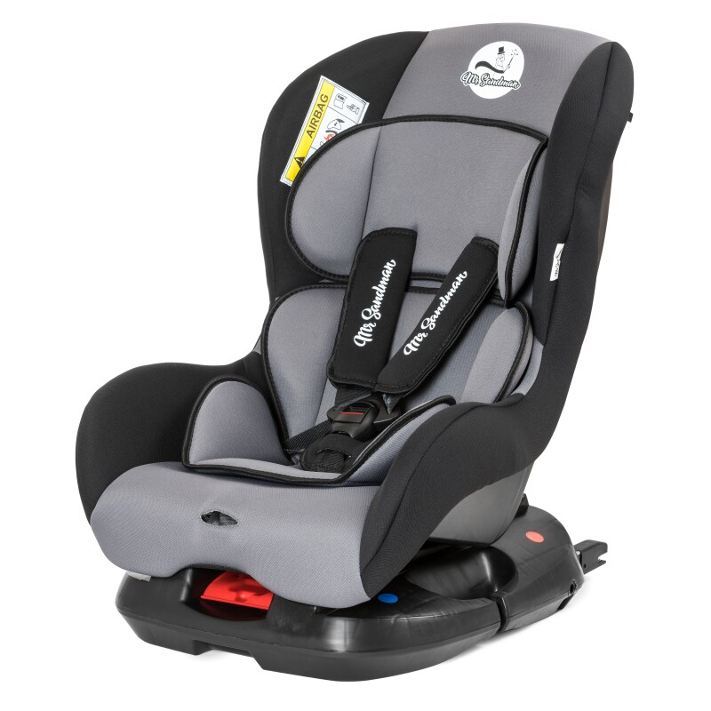 Автокресло Mr Sandman Young Isofix 0-18 кг. Черный/Серый