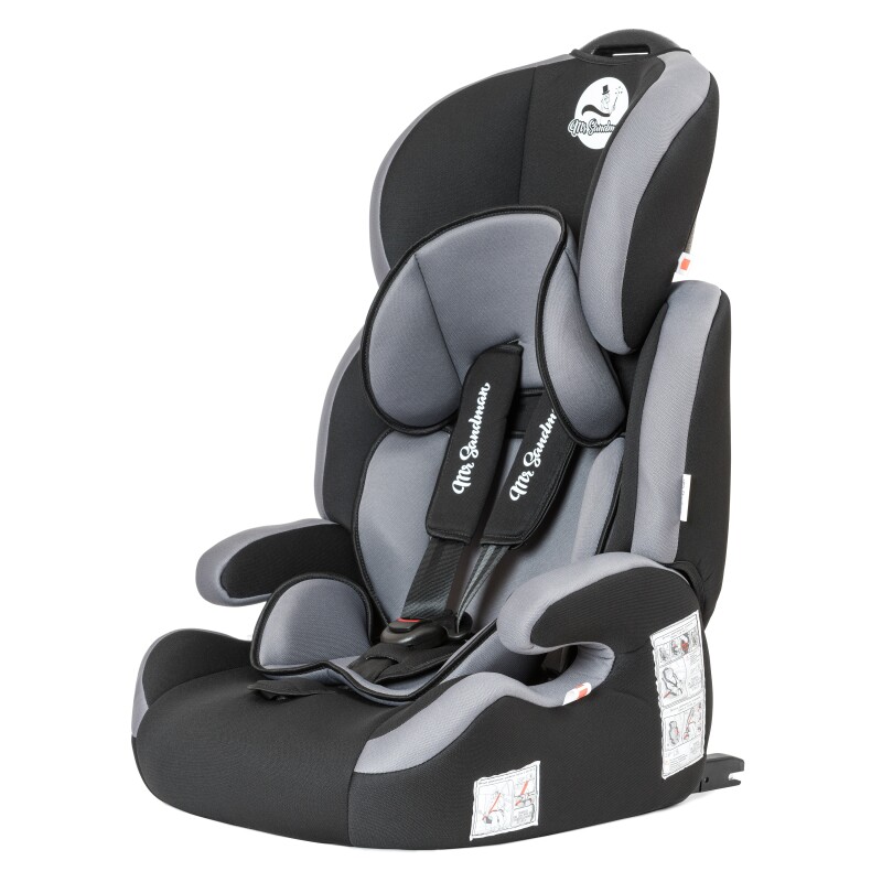 Автокресло Mr Sandman Voyager Isofix 9-36 кг Черный/Серый