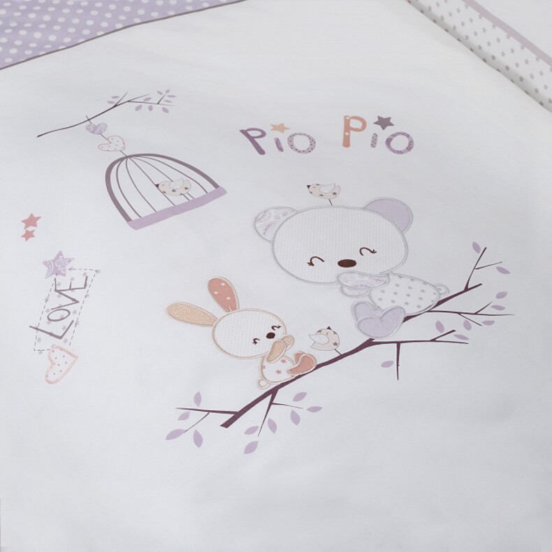 Комплект в кроватку Perina Pio Pio 7 предметов (Pio Pio ПП7-01.2)