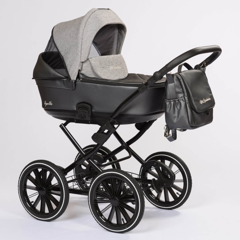 Коляска Mr Sandman Apollo Classic Эко Кожа 50% (2 в 1) – GSE20